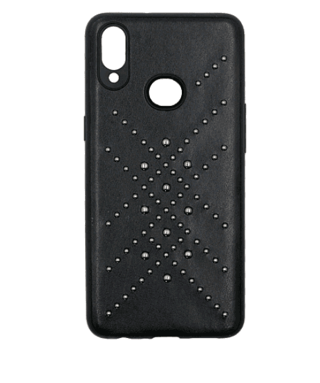 Накладка Leather Brynn для Samsung A10S чорна