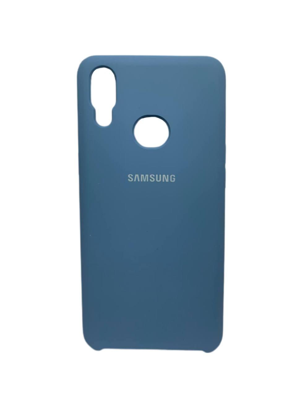 Silicone Case для Samsung A10S Denim blue