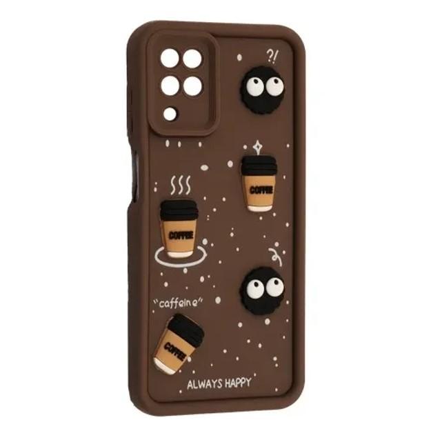 Чохол Pretty Toys для Samsung A12 / M12 (Brown/Always Happy)