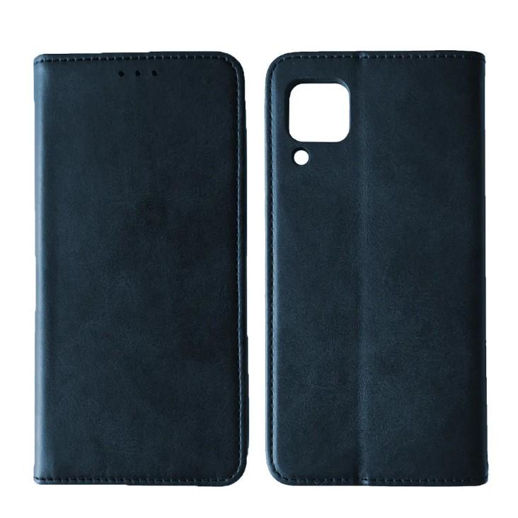 Книжка Black TPU Magnet для Samsung A12 / M12  синя