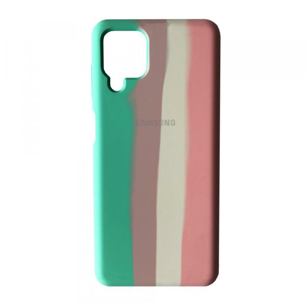 Rainbow Silicone Case для Samsung A12/M12 (Candy)