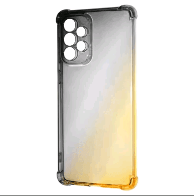 Накладка WAVE Shine для Samsung A13 (A135F) black/gold