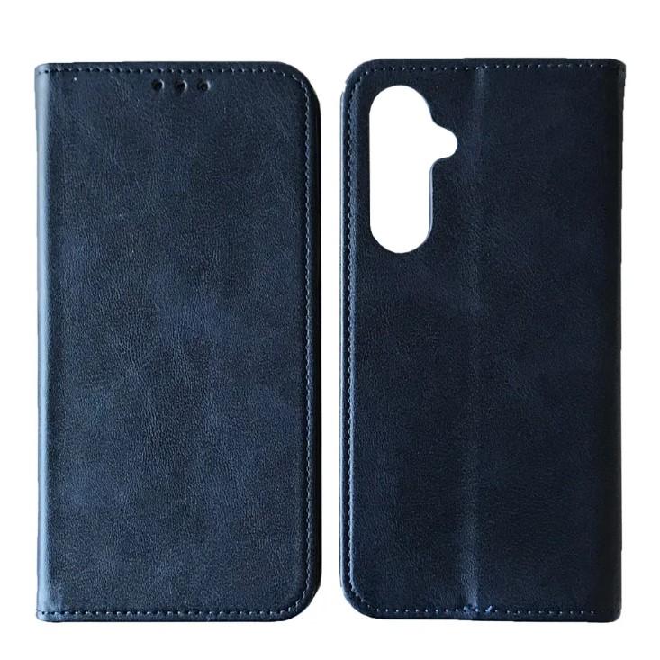 Книжка Black TPU Magnet для Samsung A14  синя