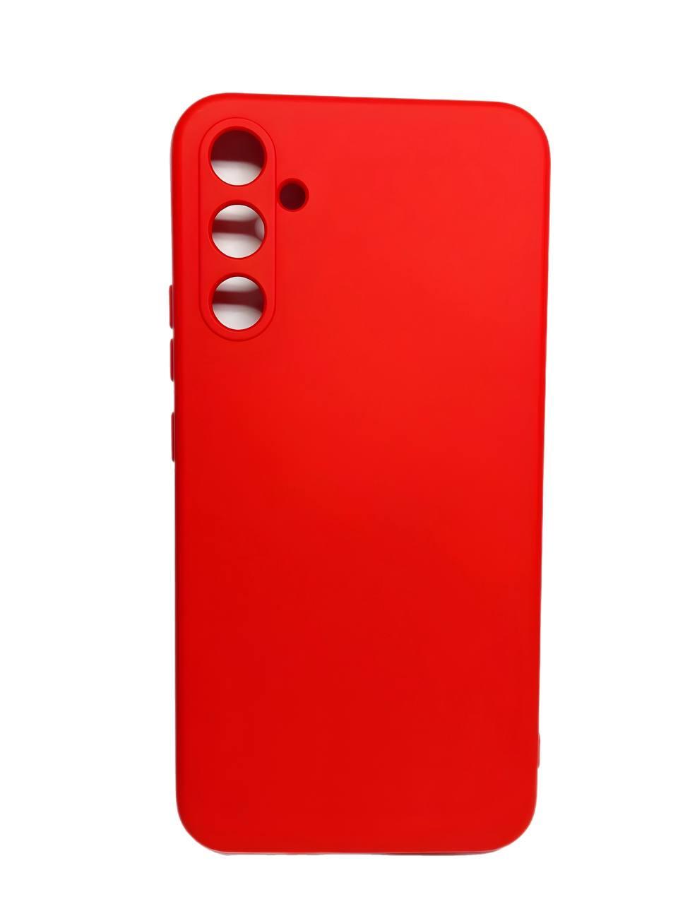 Silicone Cover Full Camera without Logo (A) для Samsung A54 (Red)