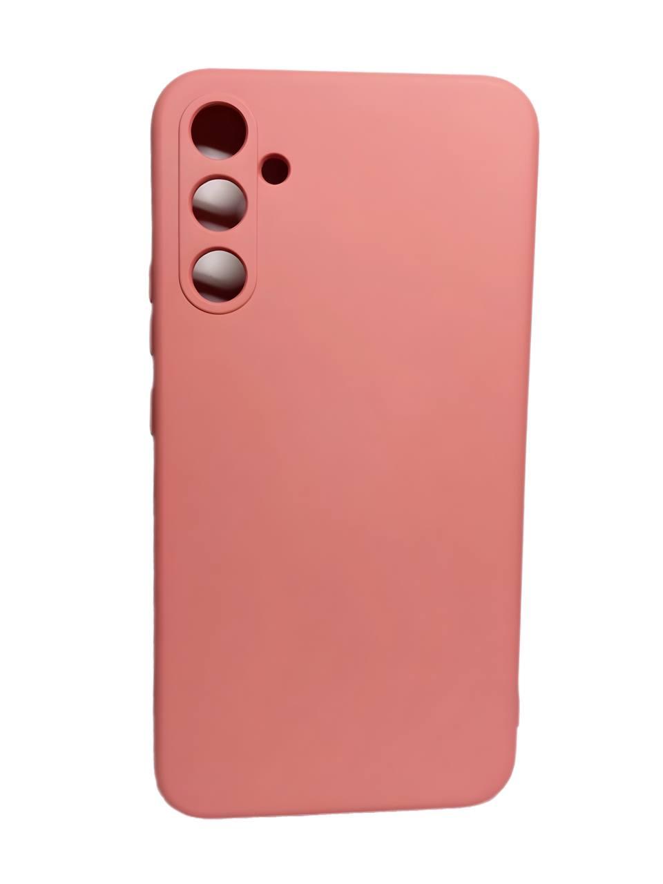 Silicone Cover Full Camera without Logo (A) для Samsung A34 (Pink)