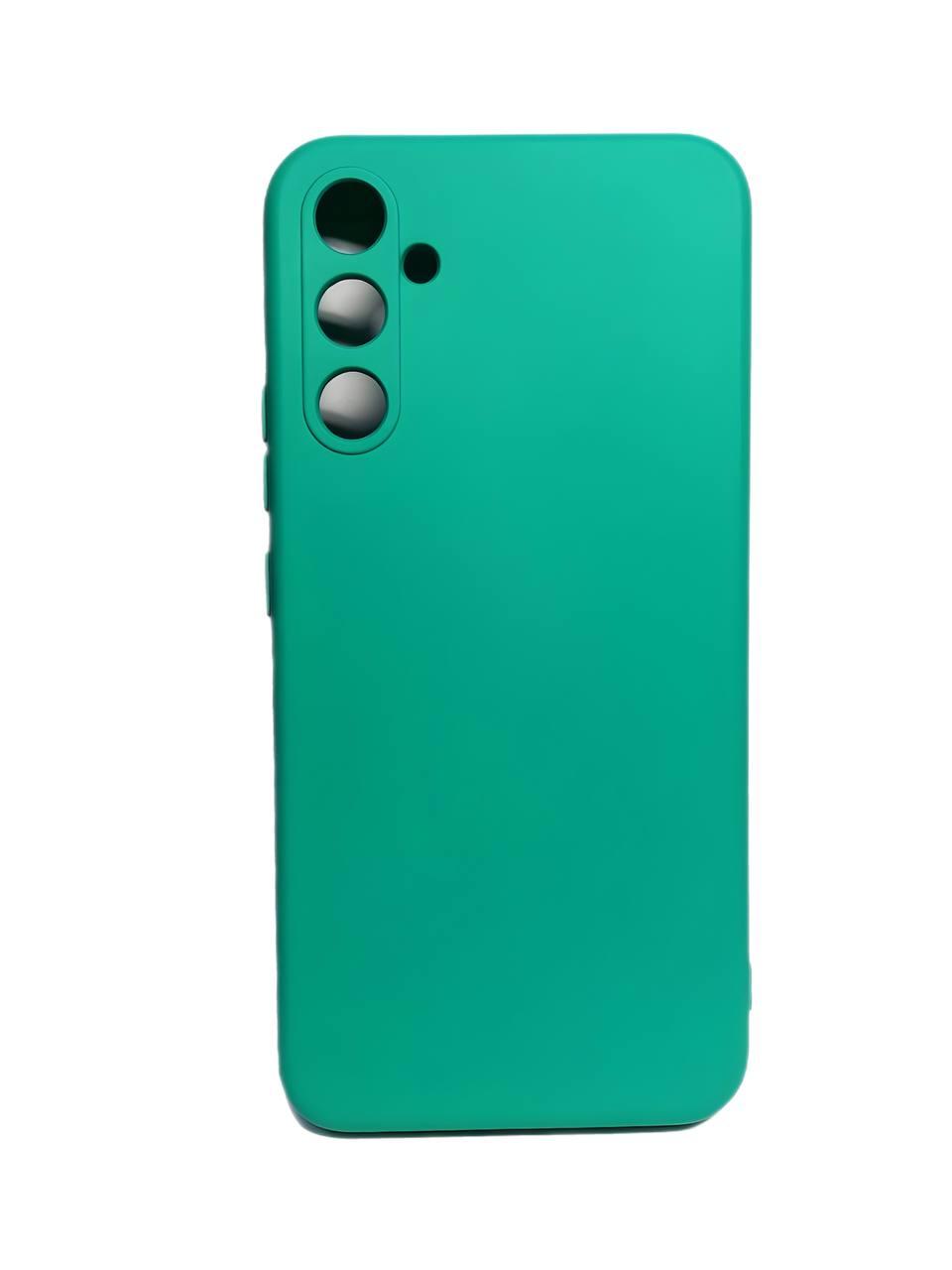 Silicone Cover Full Camera without Logo (A) для Samsung A34 (Mint)