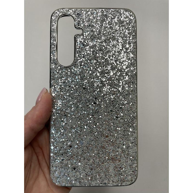 Чохол SEQUIN для Samsung A15 паєтки срібні