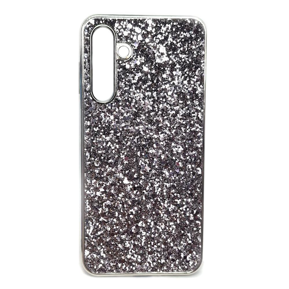 Накладка Sparkle Storm для Samsung A35 (Темно сріблястий)