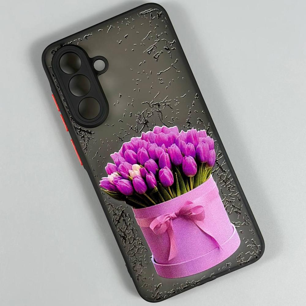 Накладка Totu Gingle Print для Samsung A24 Тюльпани