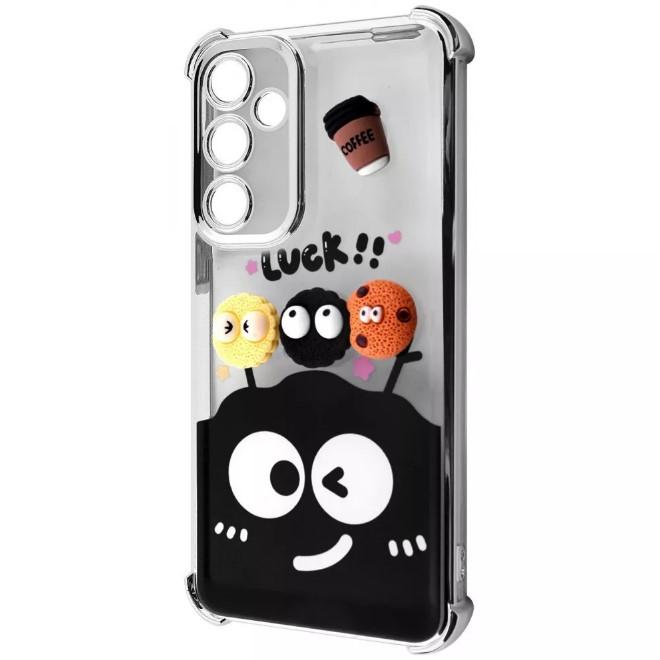 Чохол WAVE Winkie для Samsung A16 silver/splash