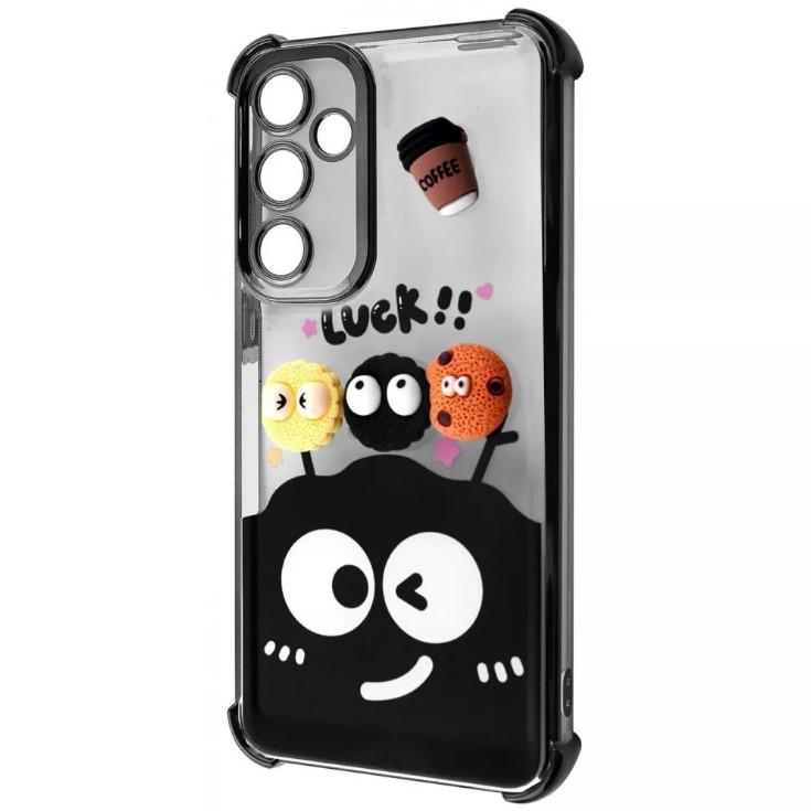 Чохол WAVE Winkie для Samsung S24 FE  black/splash