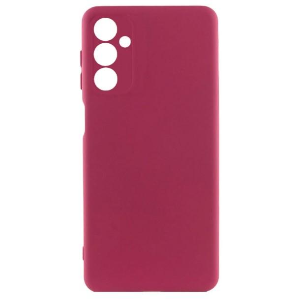 Чохол Silicone Cover Full Camera для Samsung A17 Бордовий