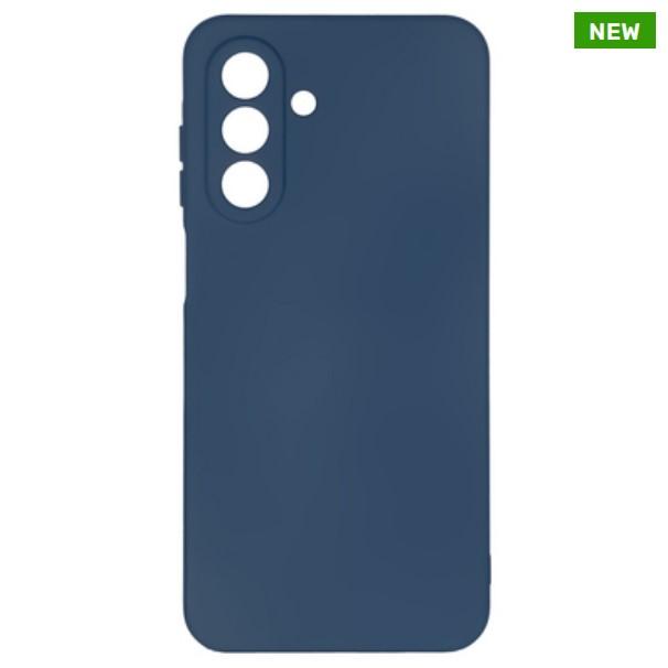 Silicone Cover Full Camera without Logo (A) для Samsung A17 (Navy blue)