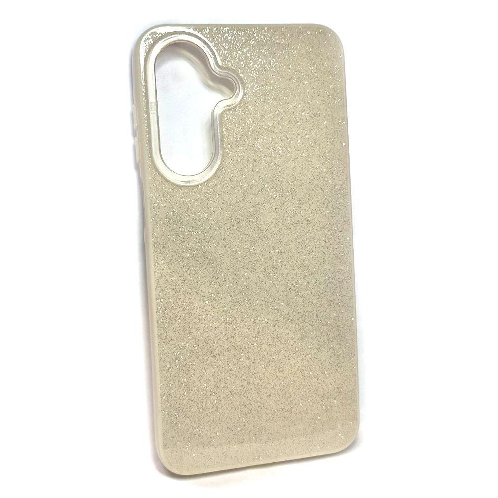 Чохол Color Glitter для Samsung A17  (Молочний)