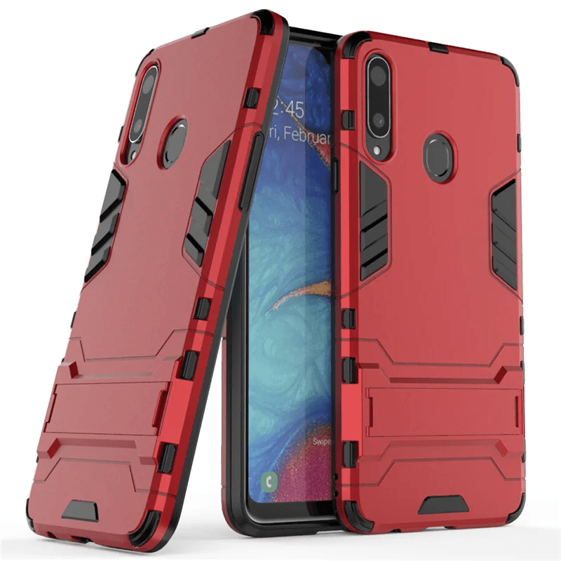 Накладка Hard Defence для Samsung A20s червона