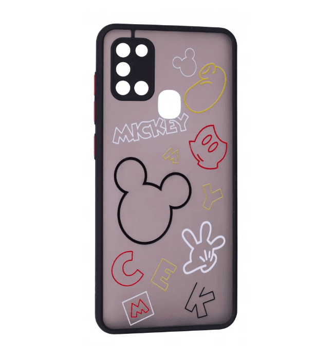 Накладка Totu Gingle Print для samsung A21s Micky (Black)