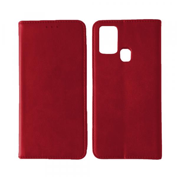 Книжка Black TPU Magnet для Realme C21Y/C25Y Червона