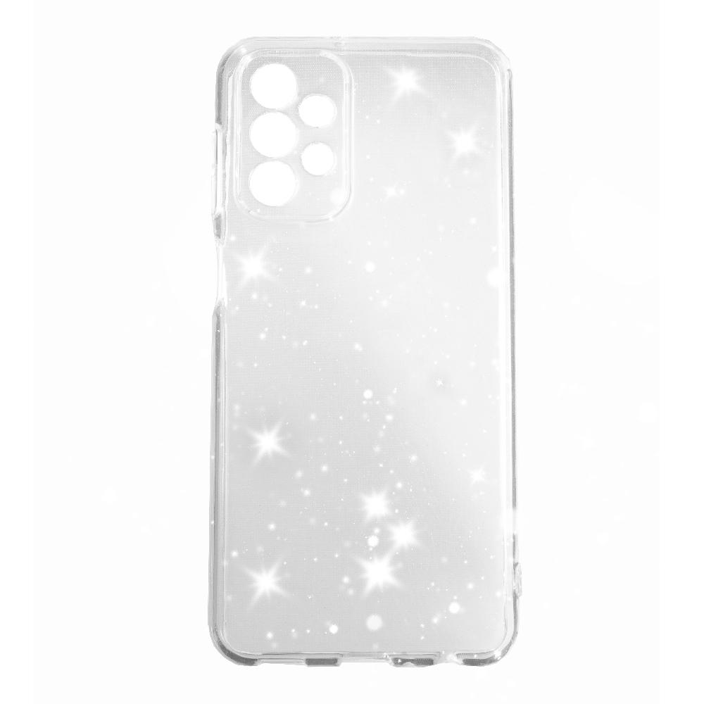 Накладка Molan Cano Glossy Jelly для Samsung A23 (5G) A235  прозора з блискітками