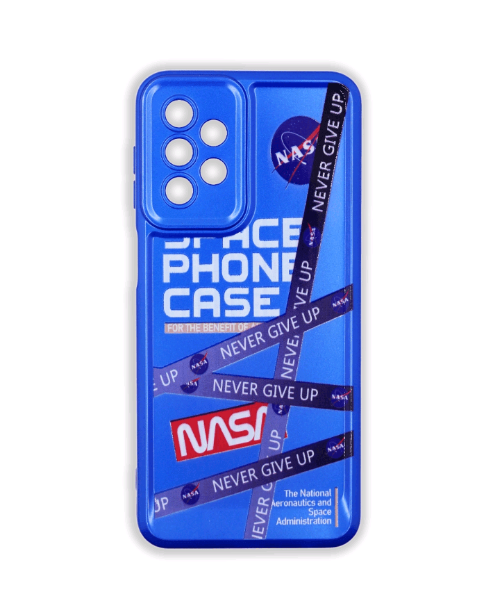 Накладка NASA case для Samsung A23  (синя)