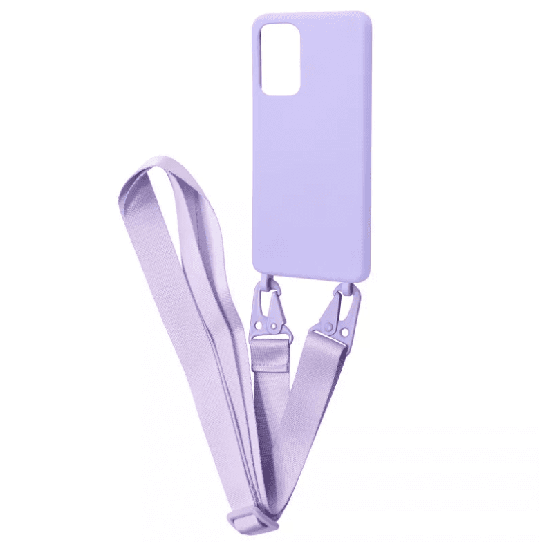 Накладка Strap для Samsung A73  (Light purple)