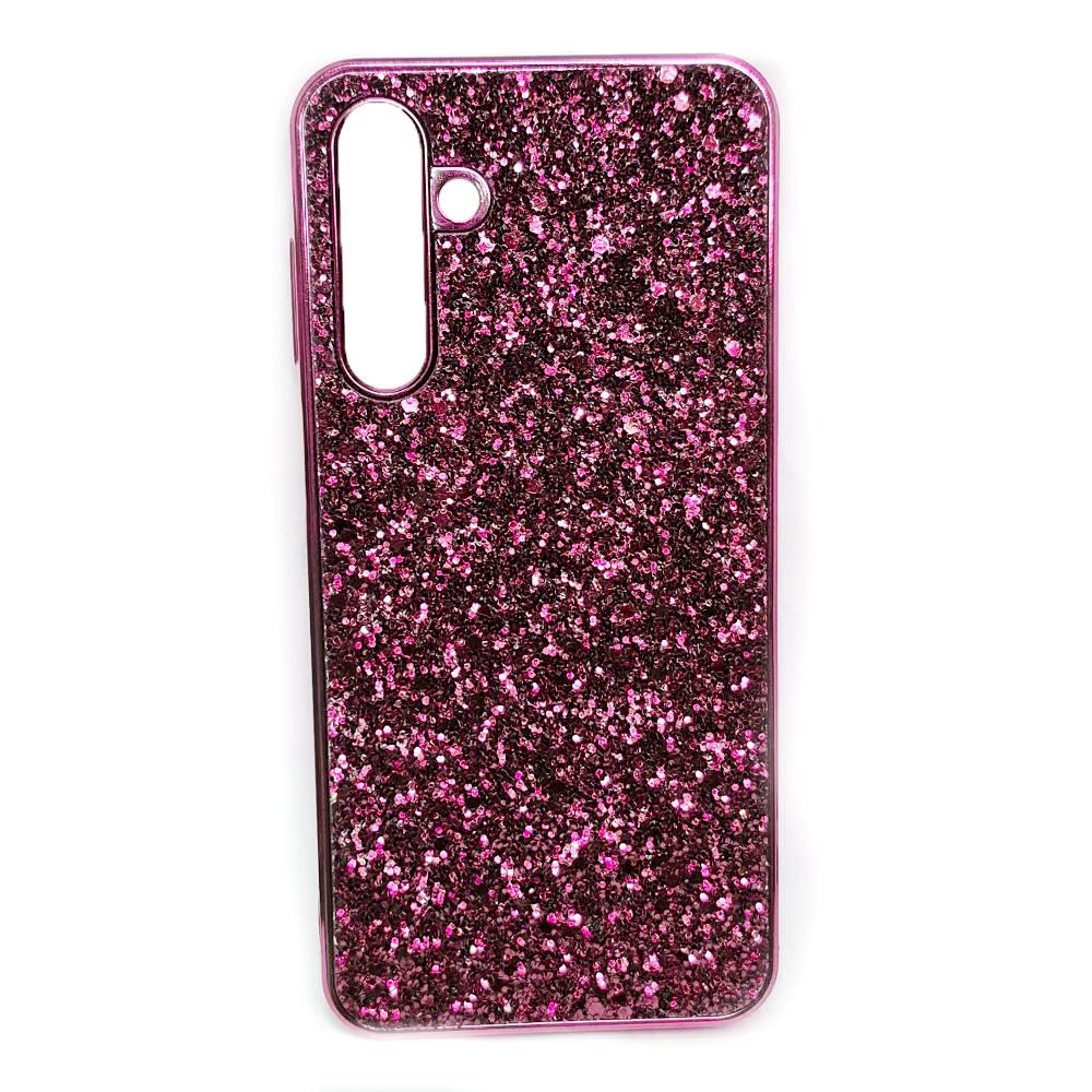 Накладка Sparkle Storm для Samsung A24 / M34  (Малинова)