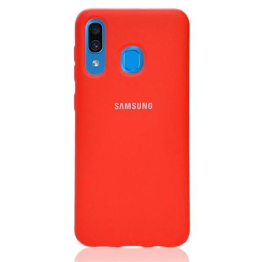 Чохол накладка HQ Silicone Case Samsung A20/ A30 кораловий