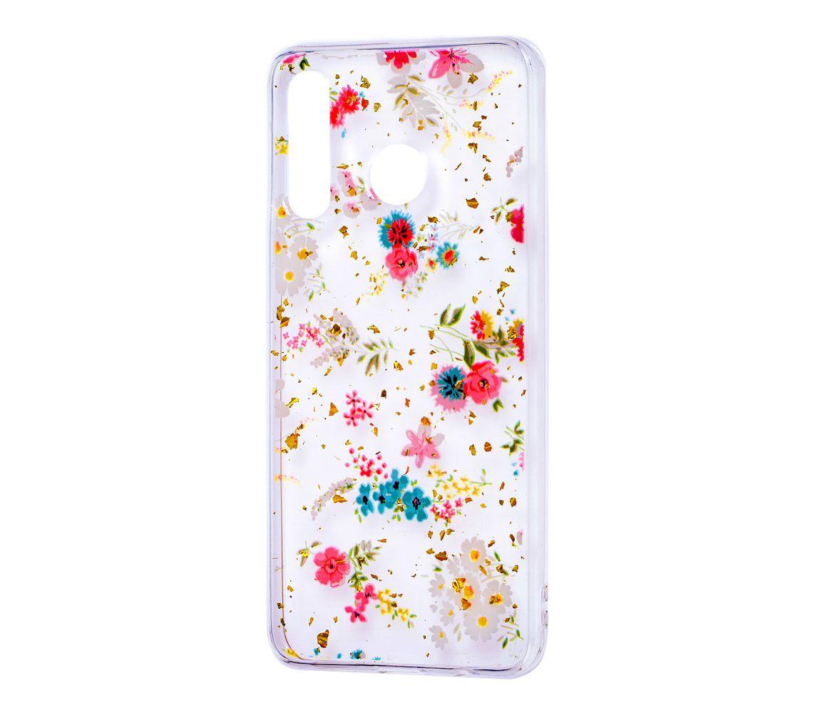 Накладка Beauty Flowers Confetti для Samsung M20 (M205F) "Дрібні квіти"