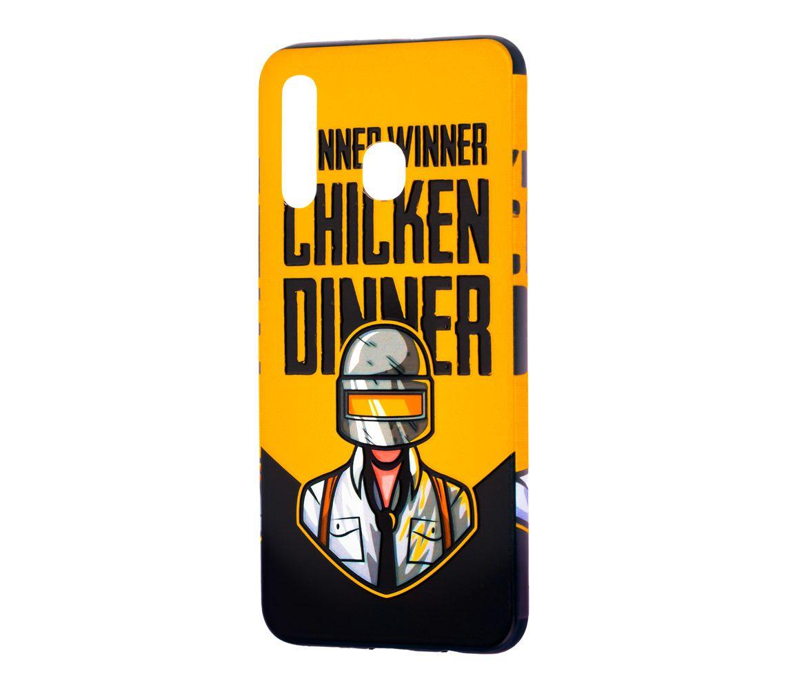 Накладка Print 3D для Samsung A20/A30 "Chicken dinner"