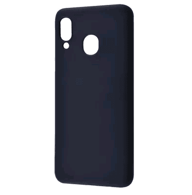 Чохол Silicone Case для Samsung A20/A30 (Black)
