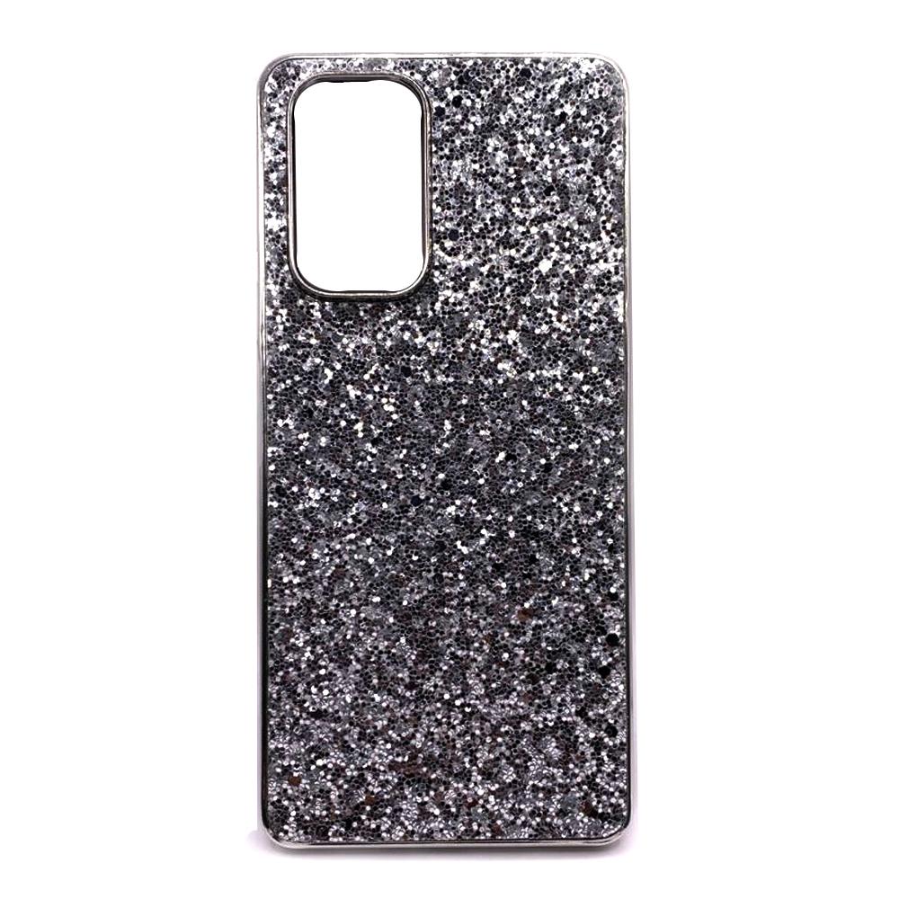 Накладка Sparkle Storm для Samsung A51 (Темно сріблястий)