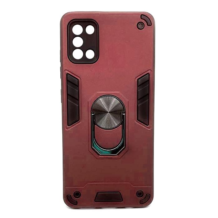 Накладка Armor Magnet Ring case для Samsung A31 марсала