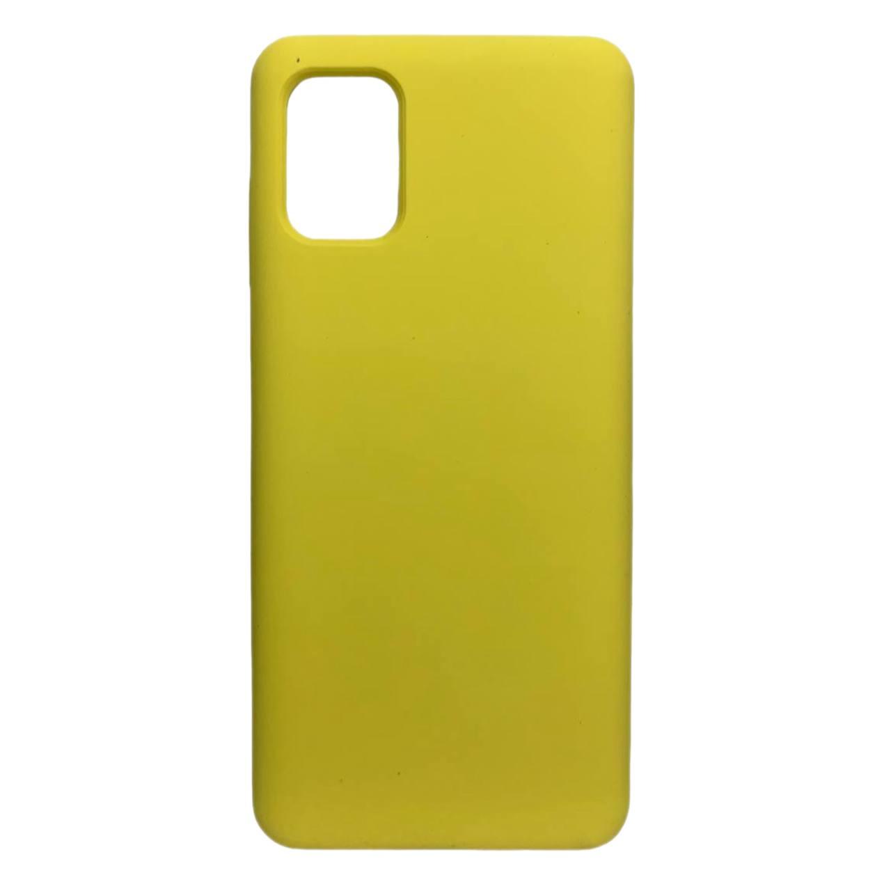 Накладка Fibra для Samsung A31 (Yellow)