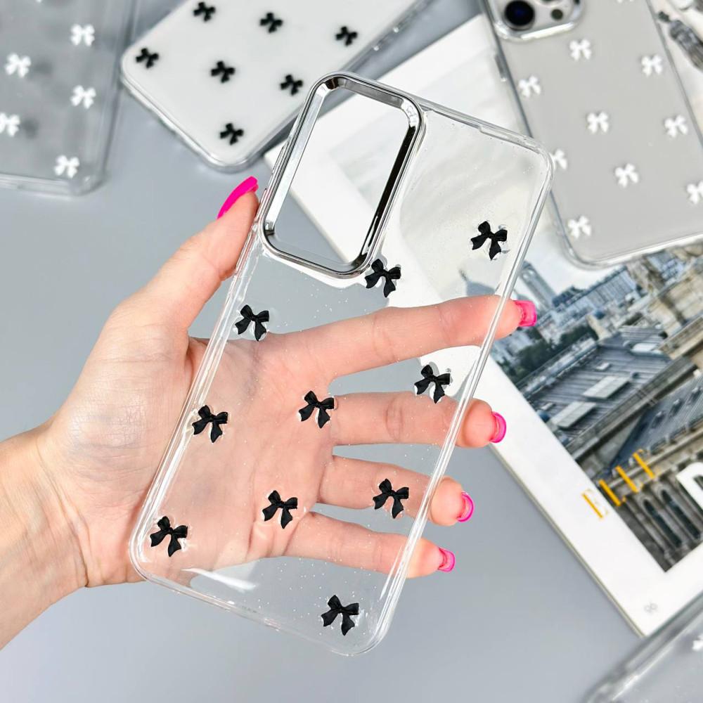 Накладка Shiny Crystal bow для Samsung A32 4G (Black)