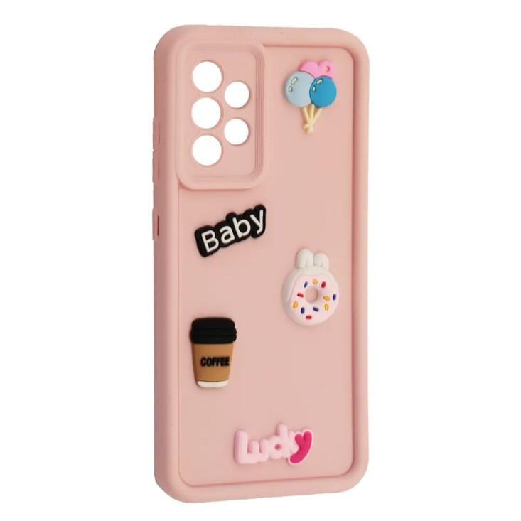 Чохол Pretty Toys для Samsung A52  (Light pink/Always Happy)