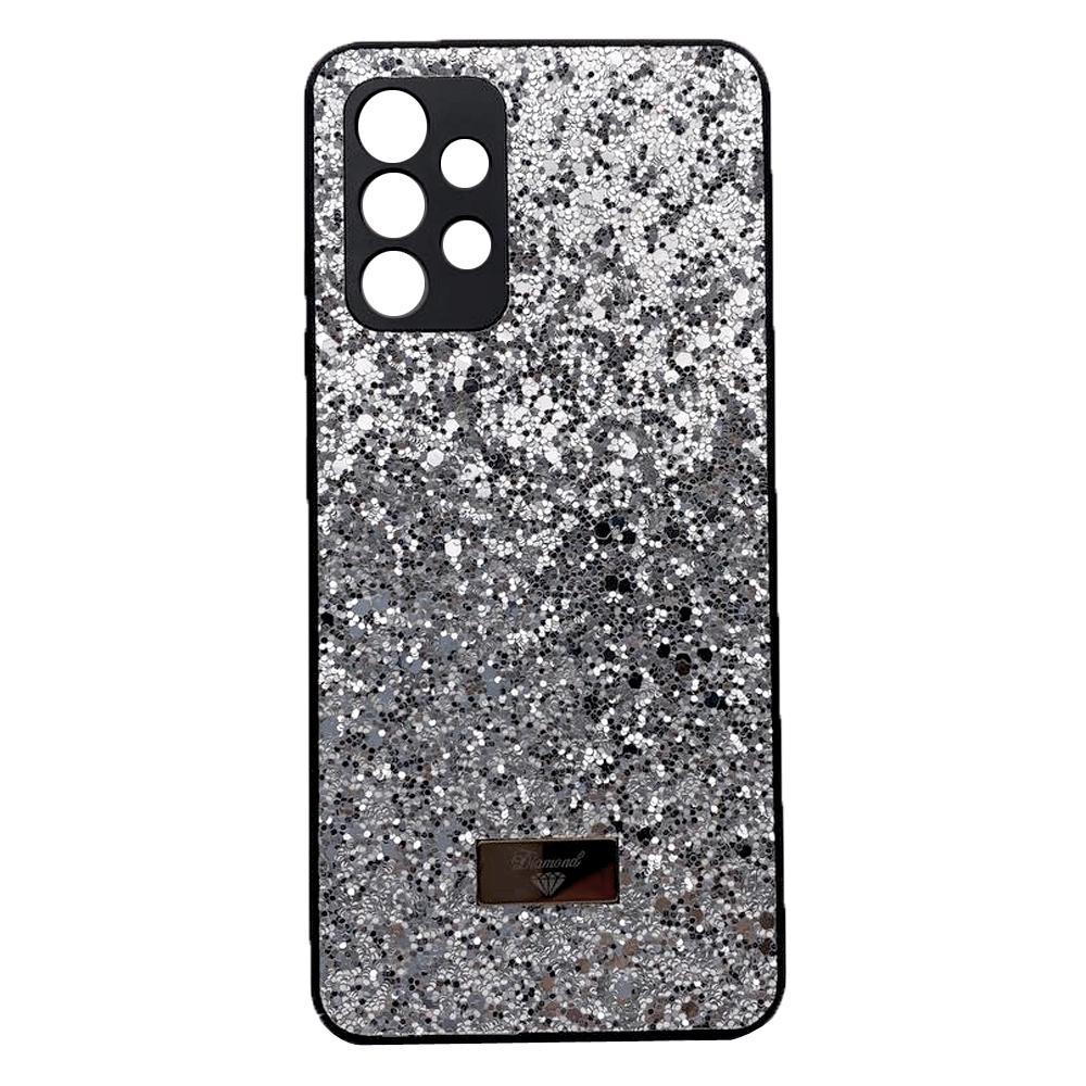 Накладка Bling Grainy Diamond Separate Camera для Samsung A32 4G (Срібляста)