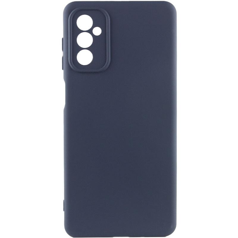 Silicone Cover Full Camera no logo (AA) для Samsung A34 5G (Midnight Blue)