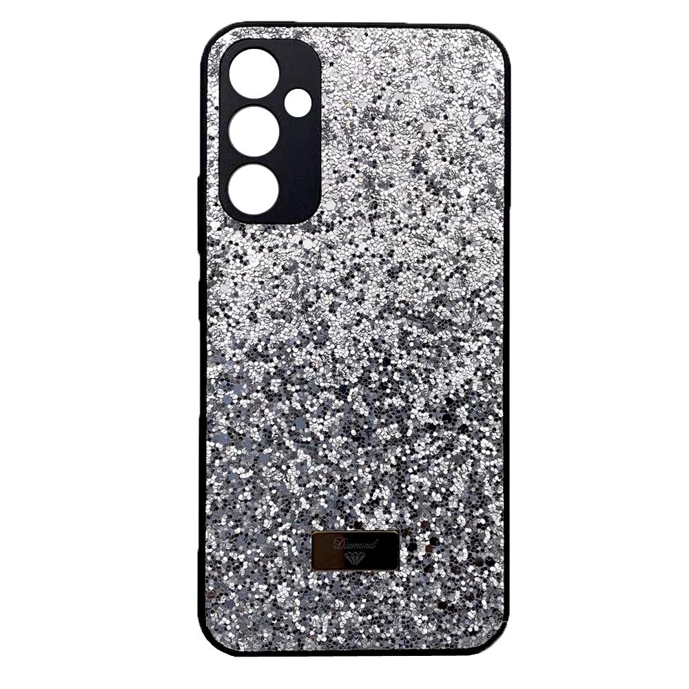 Накладка Bling Grainy Diamond Separate Camera для Samsung A34 (Срібляста)