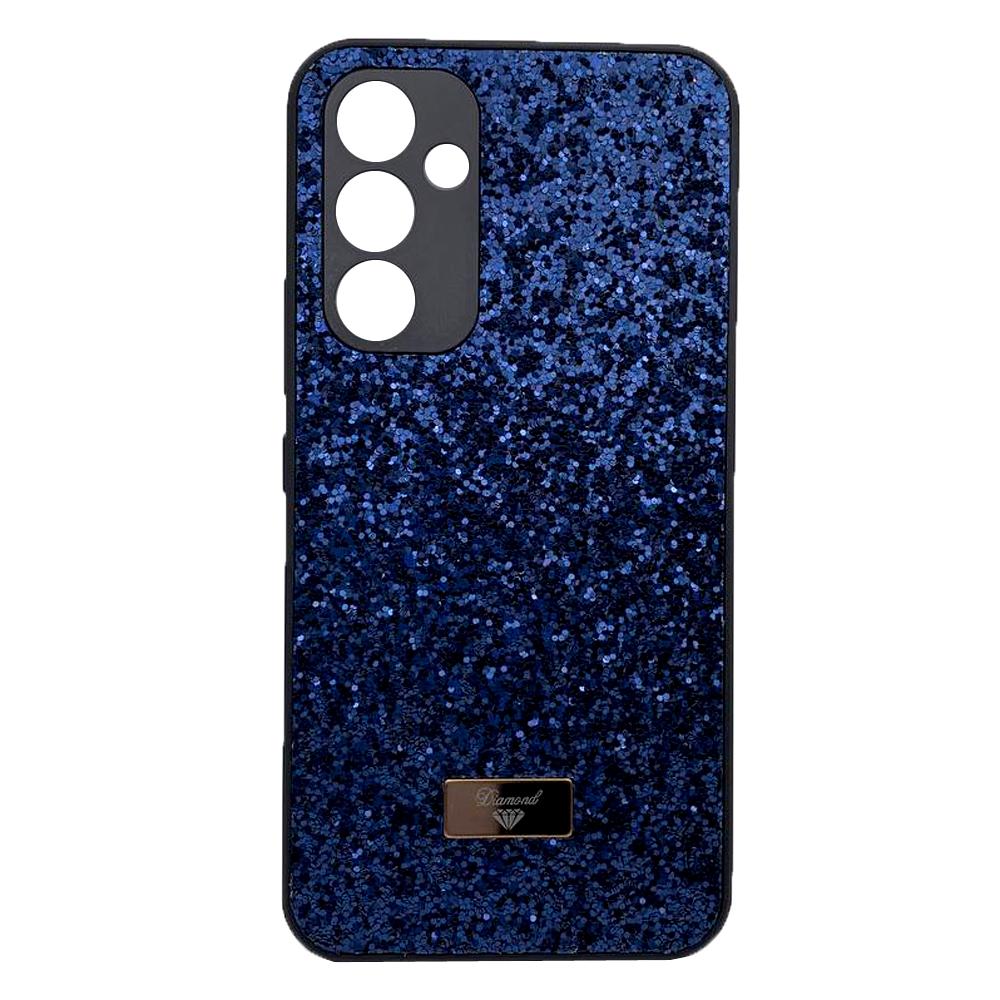 Накладка Bling Grainy Diamond Separate Camera для Samsung A54 (Синя)