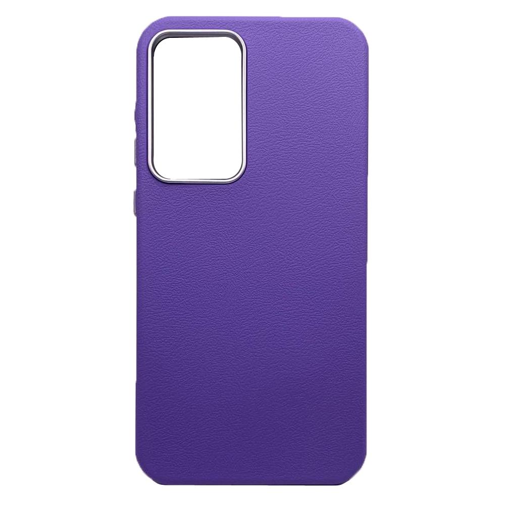 Чохол Leather Case Metal Buttons для Samsung S23FE (Light purple)