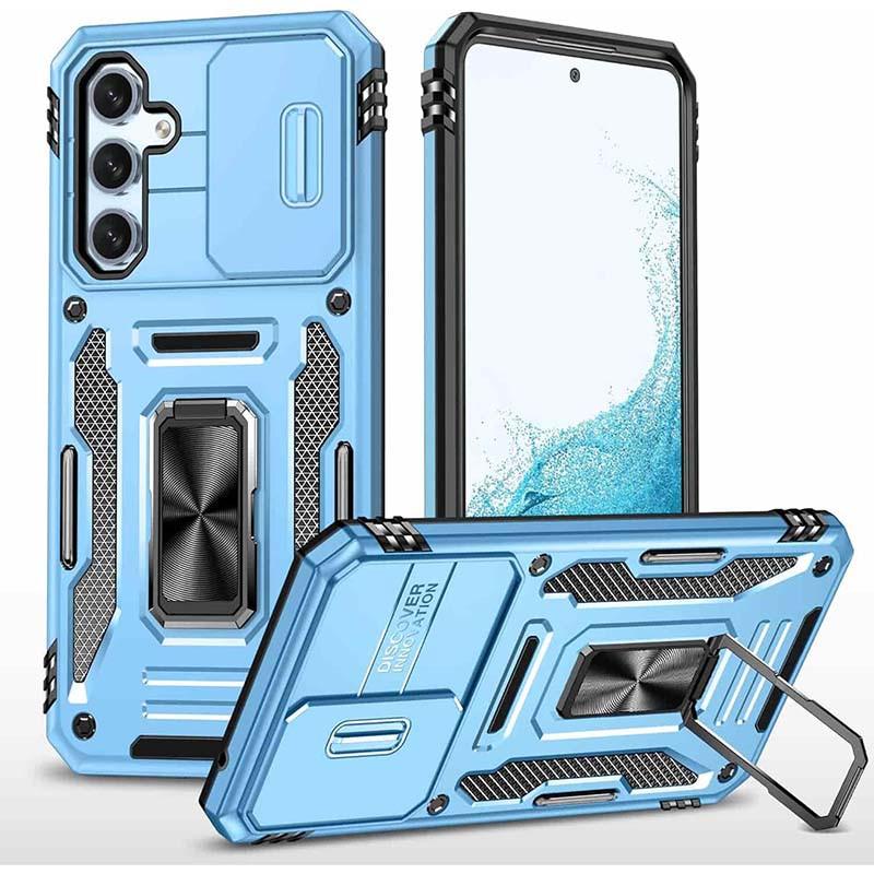 Накладка Camshield Army Ring для Samsung A35 / A55 Блакитний