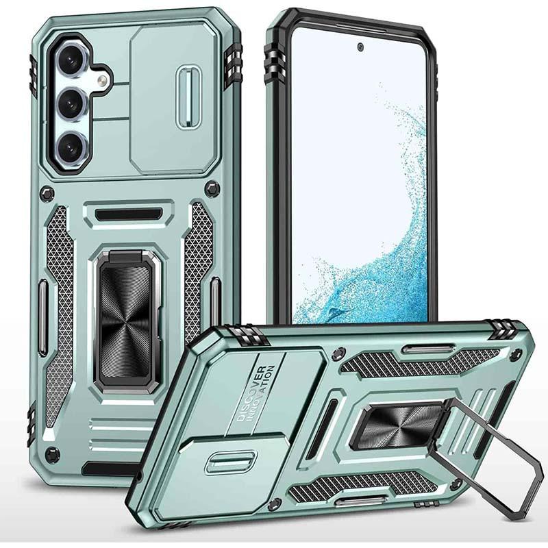 Накладка Camshield Army Ring для Samsung A35 / A55 Зелений