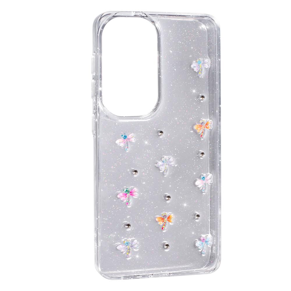 Накладка Shiny Crystal bow для Samsung A57 (Dragonfly)