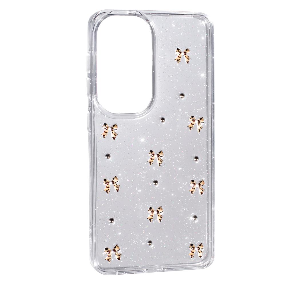 Накладка Shiny Crystal bow для Samsung A37 (Leopard bows)