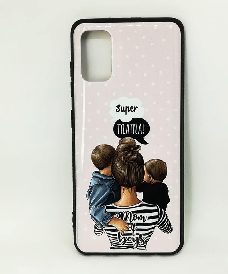 Накладка Girls для Samsung S10 Lite "Super Mama" (силікон+пластик)