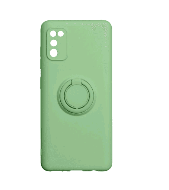 Накладка ColorRing з кільцем для Samsung A41 зелена