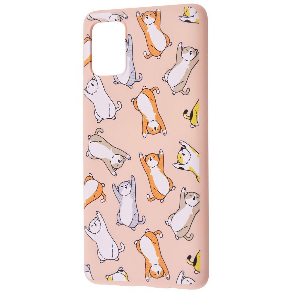 WAVE Fancy для Samsung M51 (cats/pink sand)