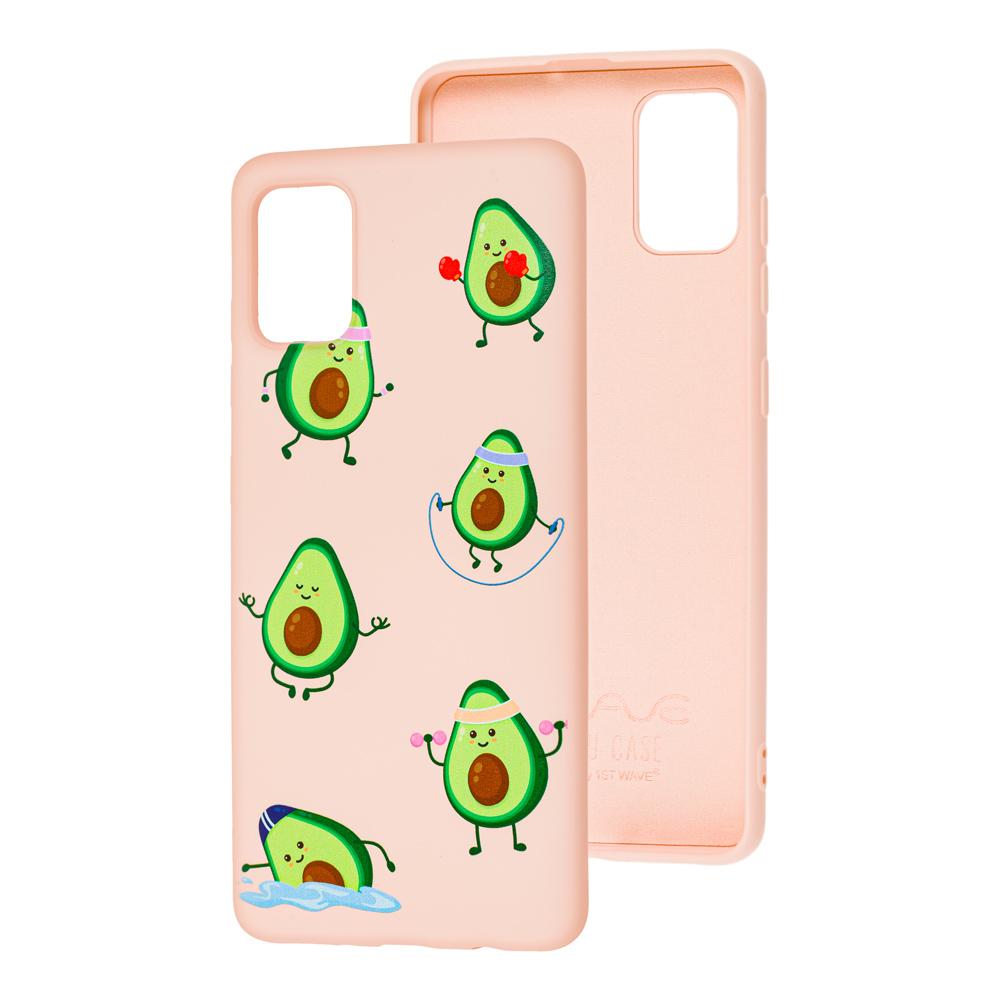 WAVE Fancy для Samsung A41  (sports avocado/pink sand)