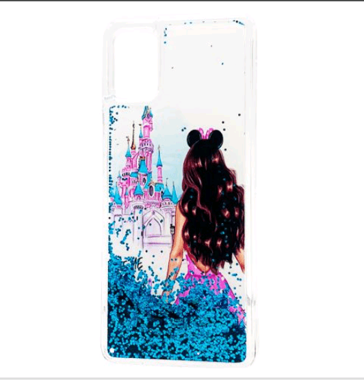 Накладка Fluid Painted для Samsung M31s  "Travel" (переливається)