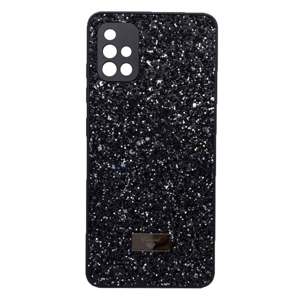 Накладка Bling Grainy Diamond Separate Camera для Samsung A51 (Чорна)