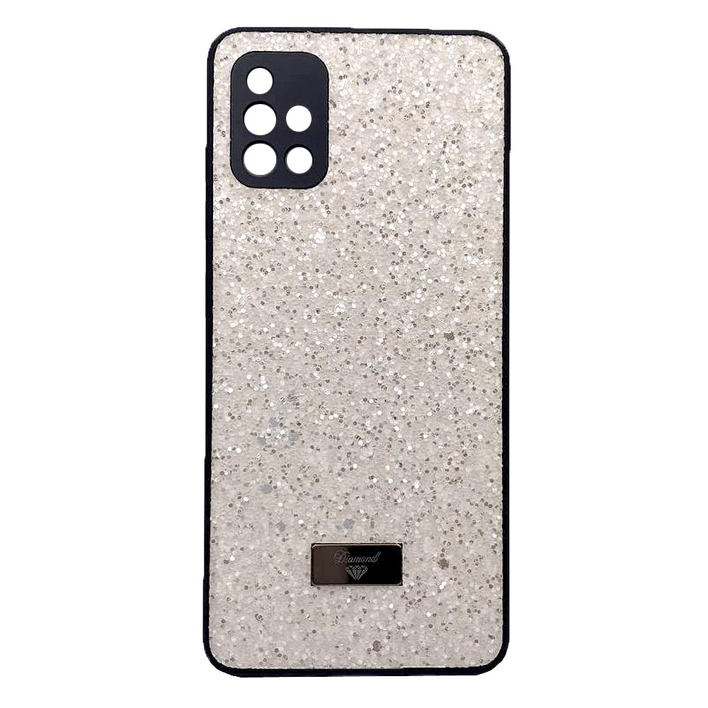 Накладка Bling Grainy Diamond Separate Camera для Samsung A51 (Кремова)